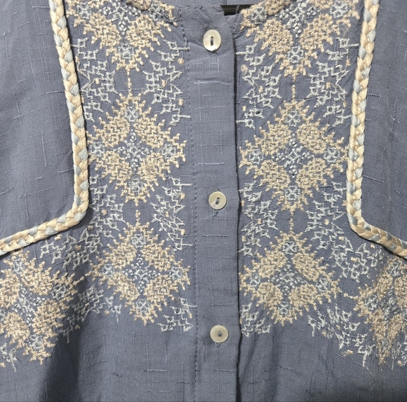 Zara Embrodiery Long Sleeve Tunic - Picture 6 of 9